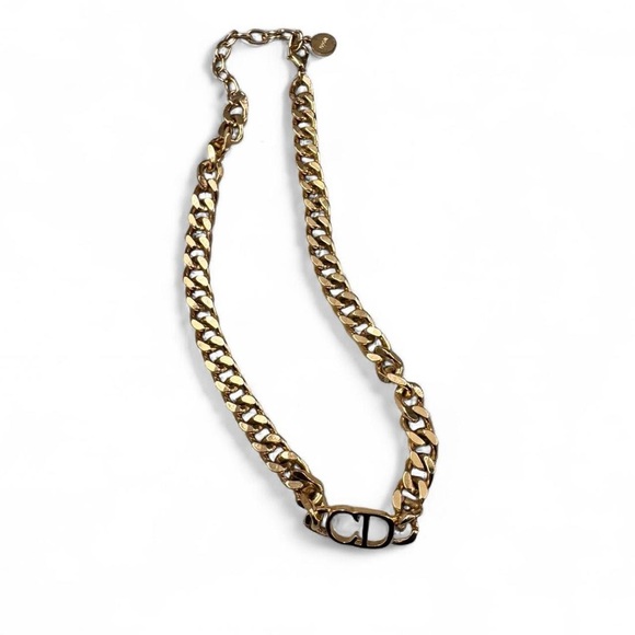 Jewelry - Designer inspired chain necklace with monogram logo